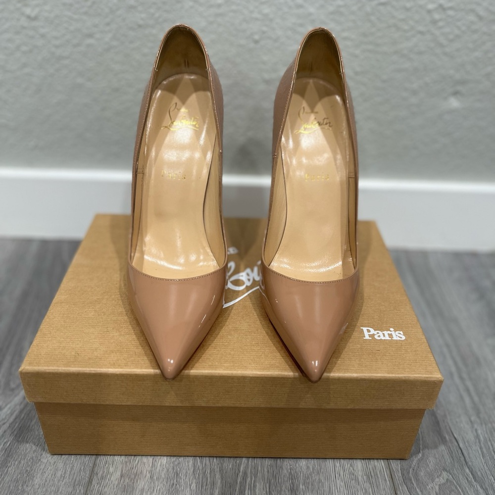 Christian Louboutin So Kate Women's Tan Pumps